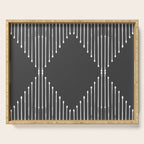 Geo (Dark Gray) Serving Tray Gallery Image 1