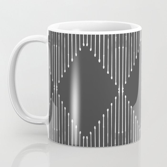 Geo (Dark Gray) Coffee Mug Gallery Image 3
