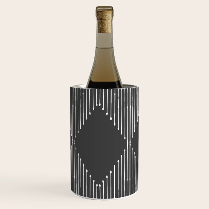 Geo (Dark Gray) Wine Chiller Gallery Image 2