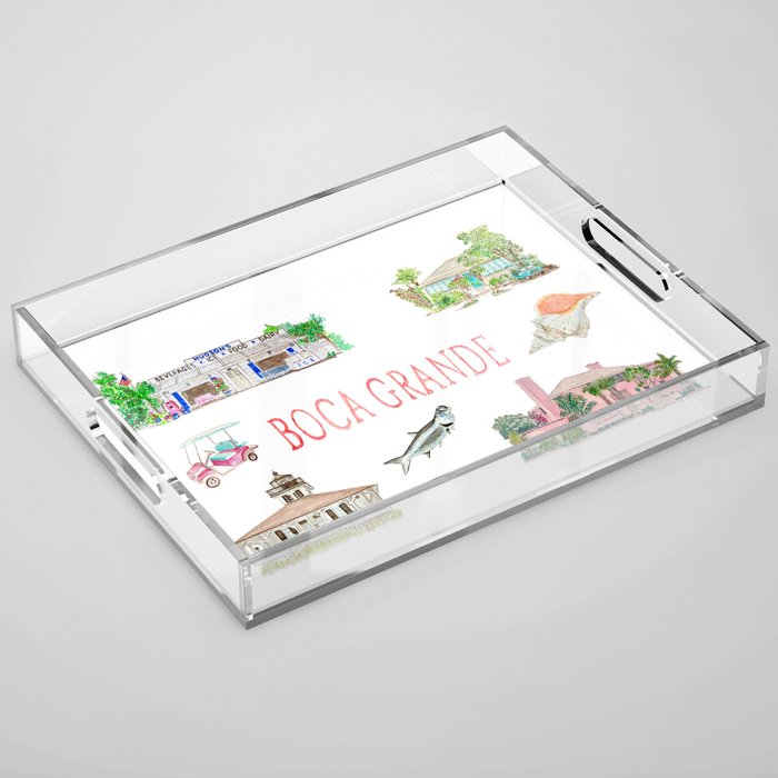 Boca Grande Acrylic Tray Gallery Image 1