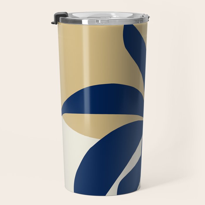 The Flower And The Sun, Floral Prints Travel Mug Gallery Image 3