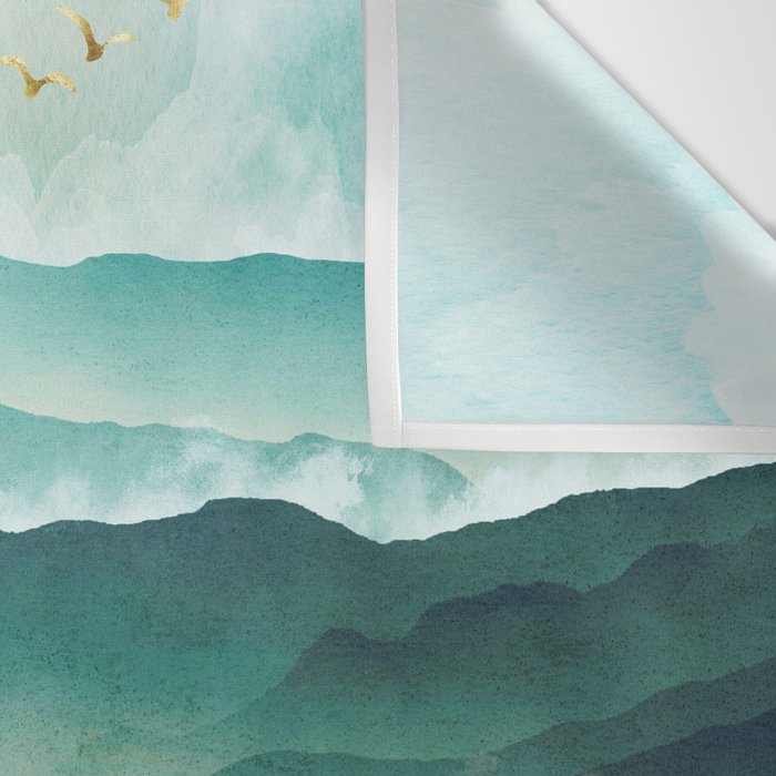 Misty Lake Wall Tapestry Gallery Image 3