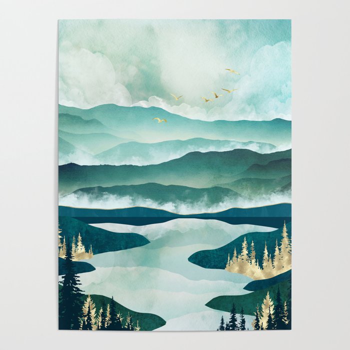Misty Lake Poster Gallery Image 4