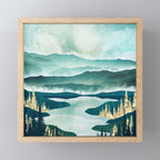 Misty Lake Mini Art Print Gallery Image 1