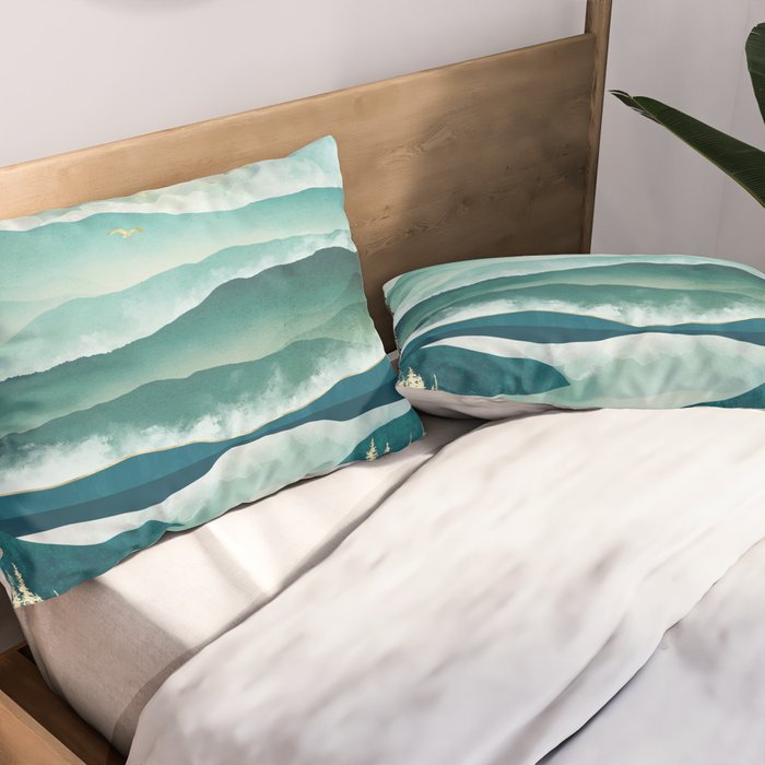 Misty Lake Pillow Sham Gallery Image 2