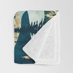 Misty Lake Throw Blanket Gallery Image 3