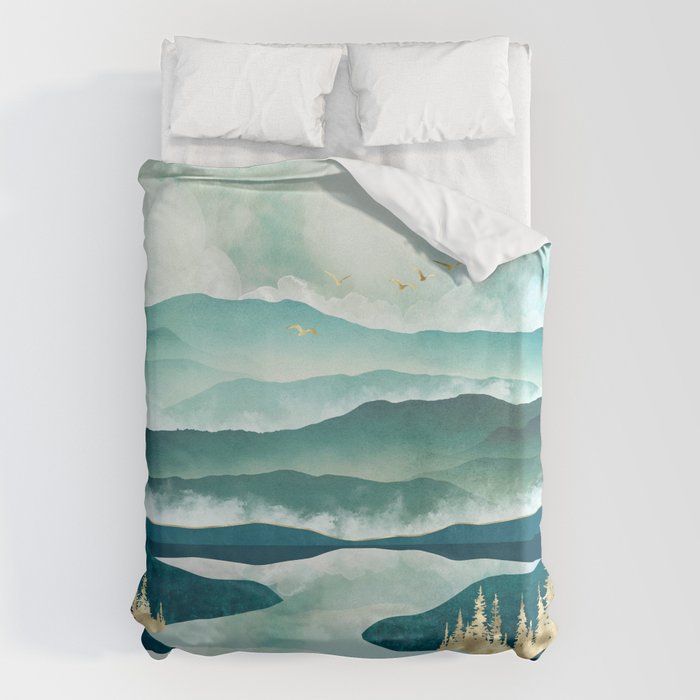 Misty Lake Duvet Cover Gallery Image 6