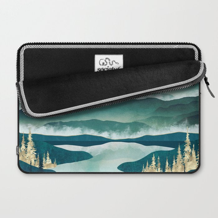 Misty Lake Laptop Sleeve Gallery Image 2