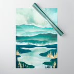 Misty Lake Wrapping Paper Gallery Image 1