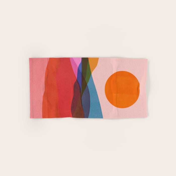 Abstraction_OCEAN_Beach_Minimalism_001 Bath Towel Gallery Image 1
