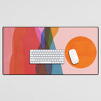 Abstraction_OCEAN_Beach_Minimalism_001 Desk Mat Gallery Image 1