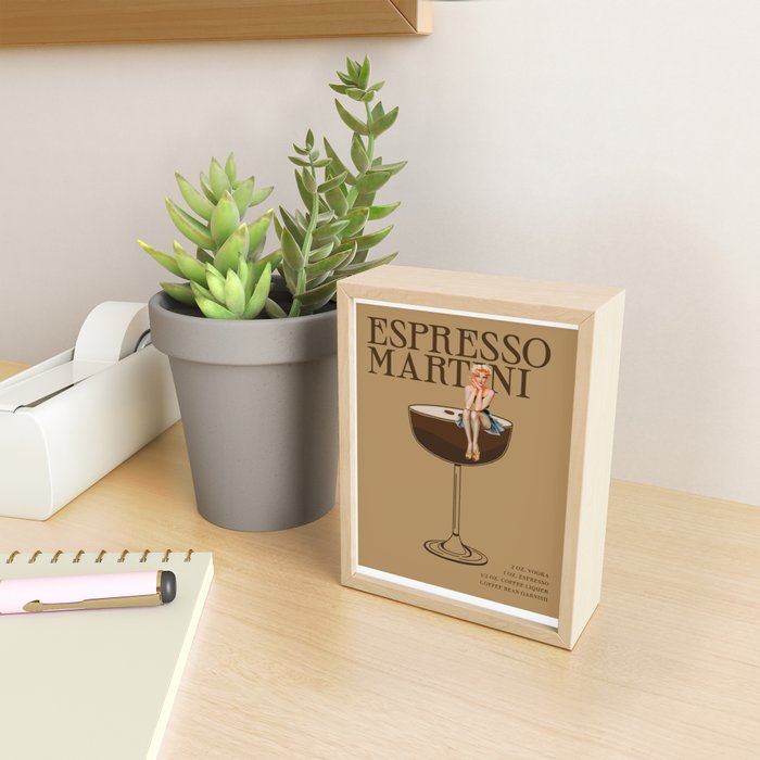 The Espresso Martini Cocktail Mini Art Print Gallery Image 2