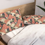 Poison Mushrooms Pillow Sham Gallery Image 2
