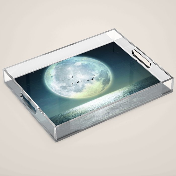 Full Moon Acrylic Tray Gallery Image 1