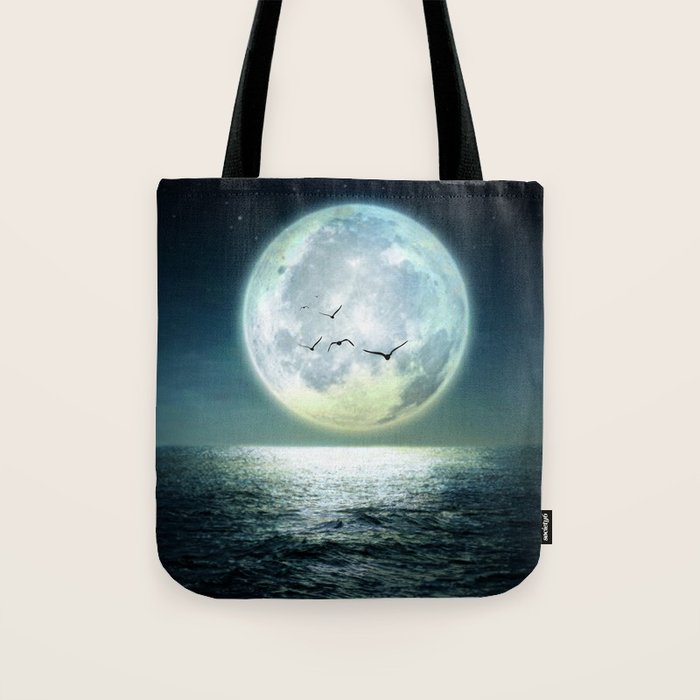 Full Moon Tote Bag Gallery Image 1
