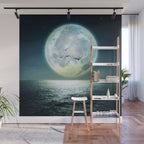 Full Moon Wall Mural Gallery Image 1