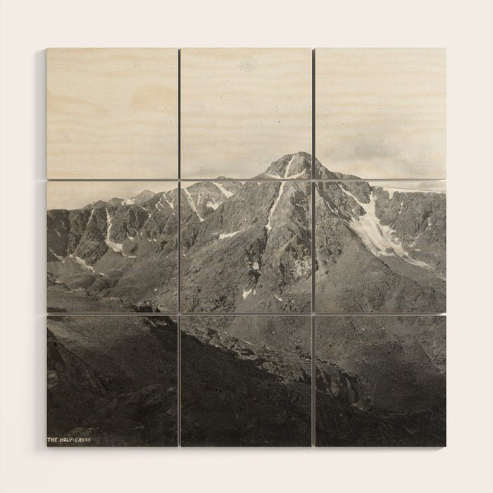 William Henry Jackson Photo The Mount Of The Holy Cross Wood Wall Art Gallery Image 1