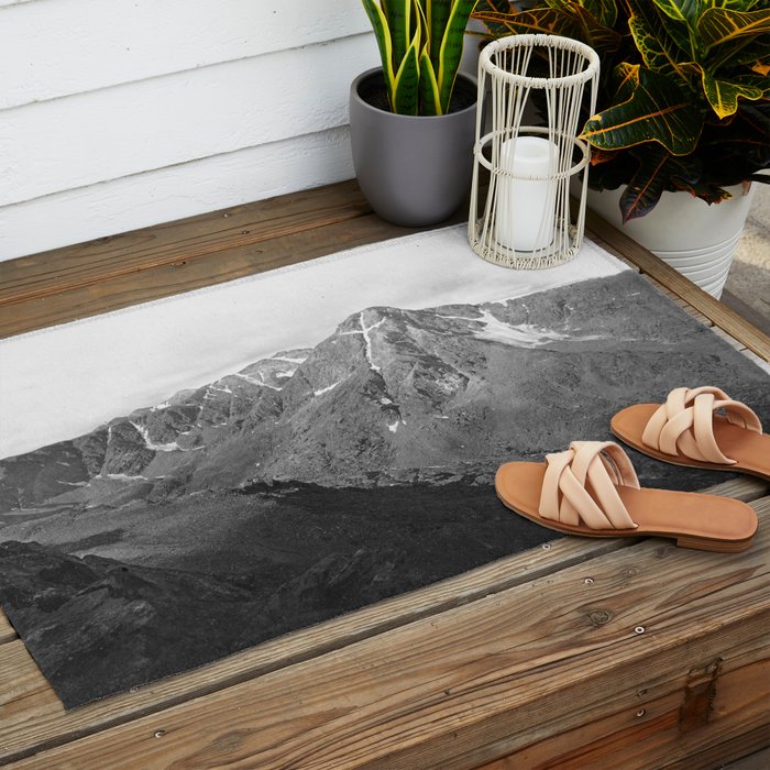 William Henry Jackson Photo The Mount Of The Holy Cross Outdoor Rug Gallery Image 2