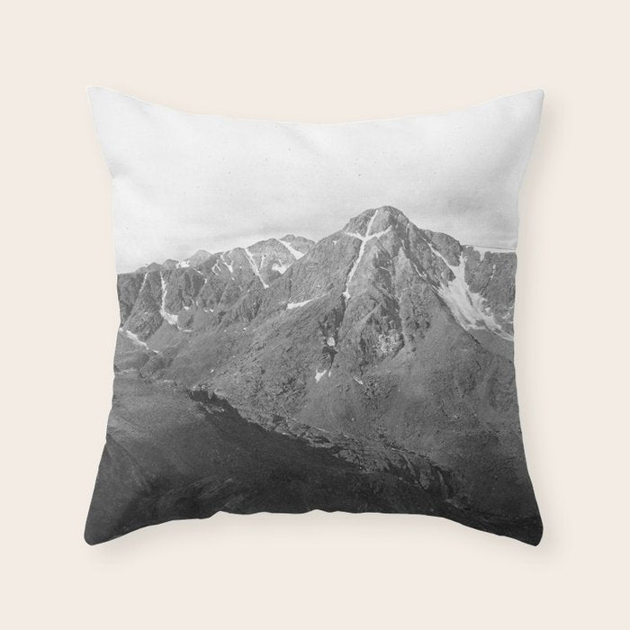 William Henry Jackson Photo The Mount Of The Holy Cross Throw Pillow Gallery Image 1