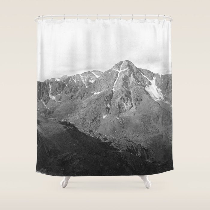 William Henry Jackson Photo The Mount Of The Holy Cross Shower Curtain Gallery Image 1