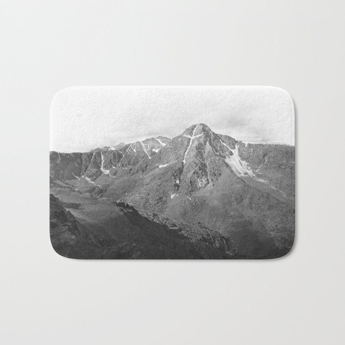 William Henry Jackson Photo The Mount Of The Holy Cross Bath Mat Gallery Image 1