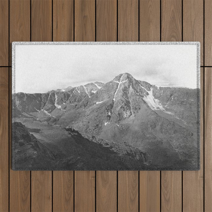 William Henry Jackson Photo The Mount Of The Holy Cross Outdoor Rug Gallery Image 1