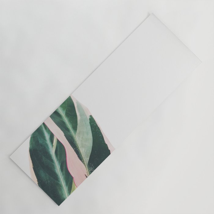 Pink Leaves II Yoga Mat Gallery Image 1