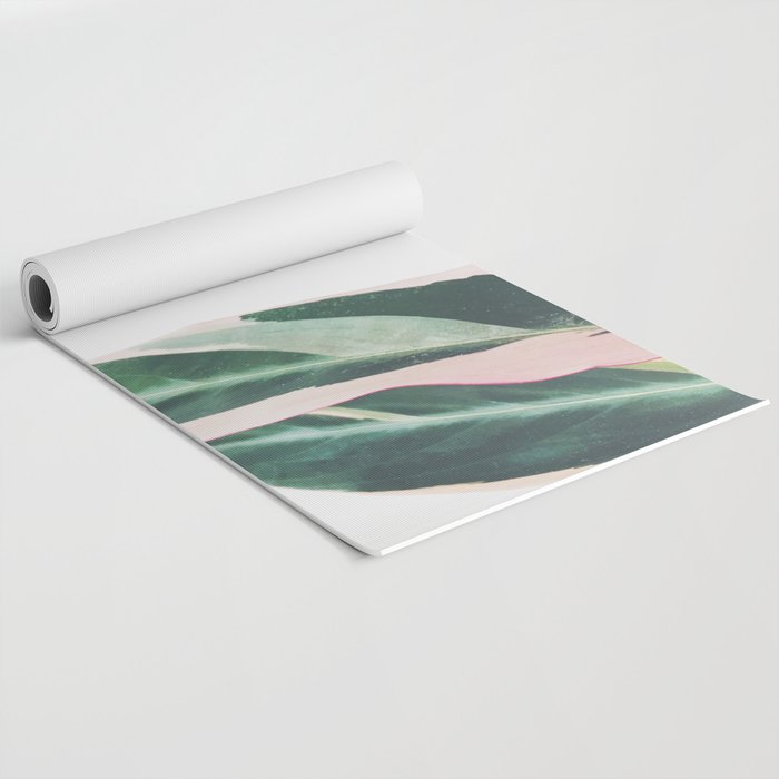 Pink Leaves II Yoga Mat Gallery Image 2