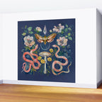 Snake Moth Mushroom  Wall Mural Gallery Image 2