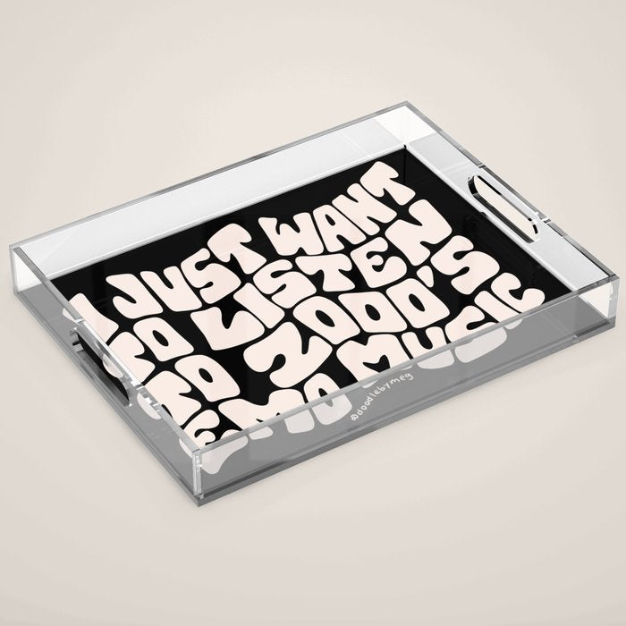 Emo Music Acrylic Tray Gallery Image 1