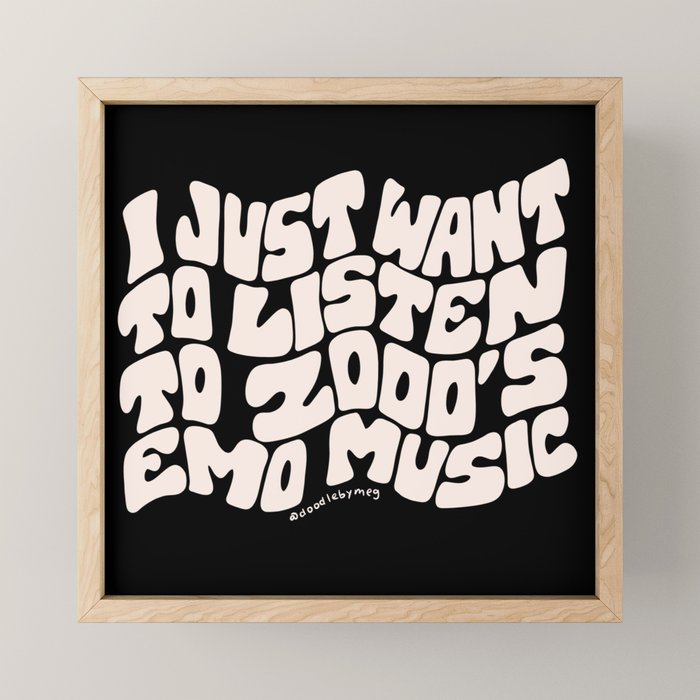 Emo Music Mini Art Print Gallery Image 1