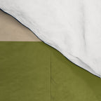 Nelson Blocks - Midcentury Modern Geometric in Mid Century Mod Mustard, Olive, Teal, Orange, Beige Comforter Gallery Image 4