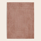 Modern Minimalism Terracotta Lines Geometric Art Poster Gallery Image 4