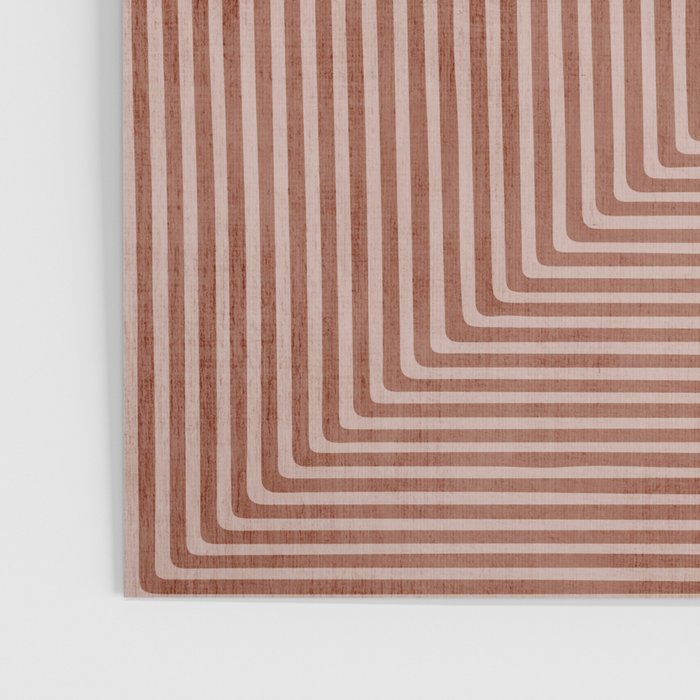Modern Minimalism Terracotta Lines Geometric Art Poster Gallery Image 3