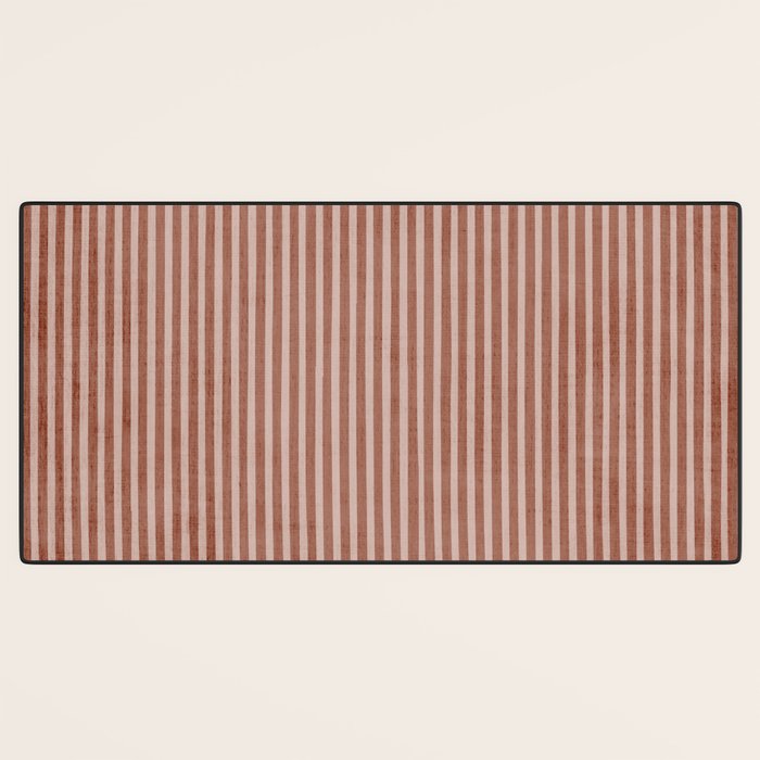 Modern Minimalism Terracotta Lines Geometric Art Desk Mat Gallery Image 3
