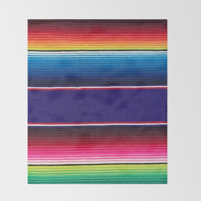 Serape of Mexico Throw Blanket Gallery Image 2