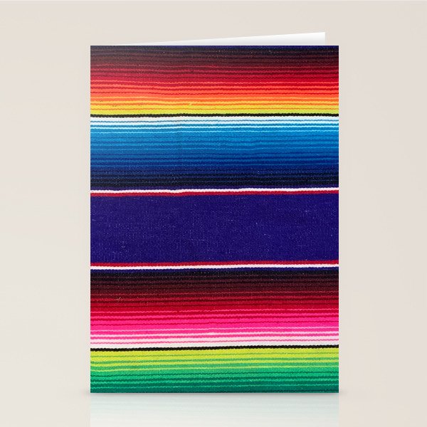 Serape of Mexico Stationery Card Gallery Image 2