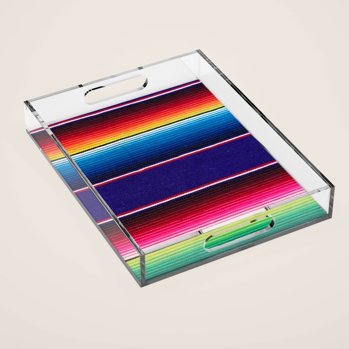 Serape of Mexico Acrylic Tray Gallery Image 1