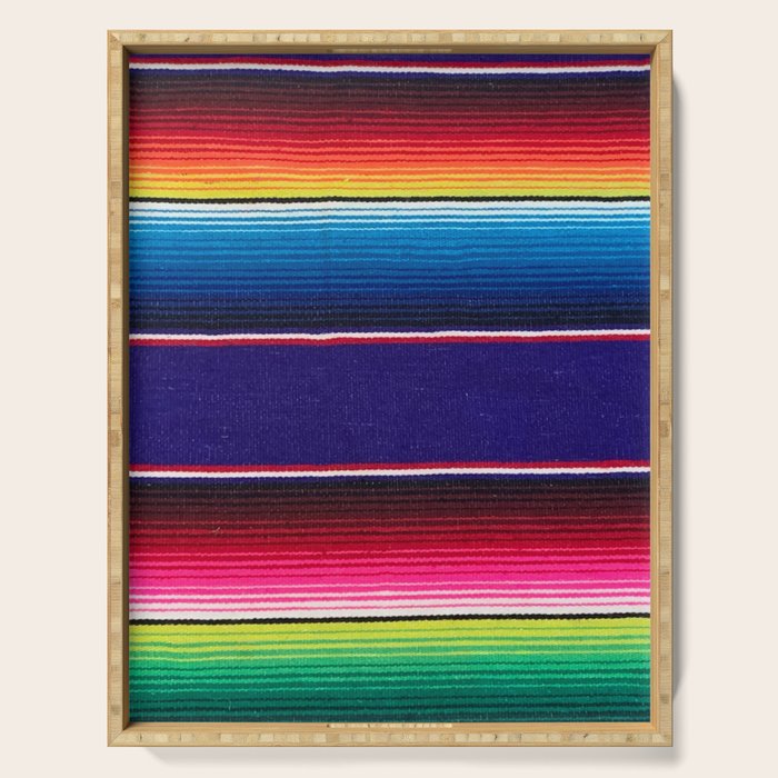 Serape of Mexico Serving Tray Gallery Image 1