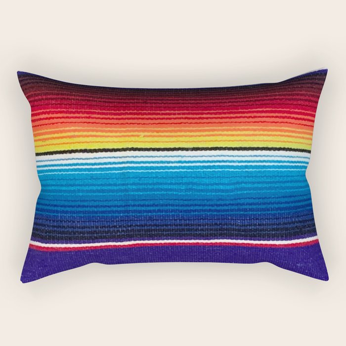 Serape of Mexico Rectangular Pillow Gallery Image 1