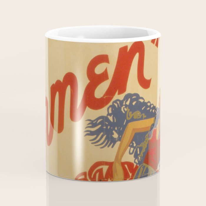 Vintage travel poster opera carmen Coffee Mug Gallery Image 4
