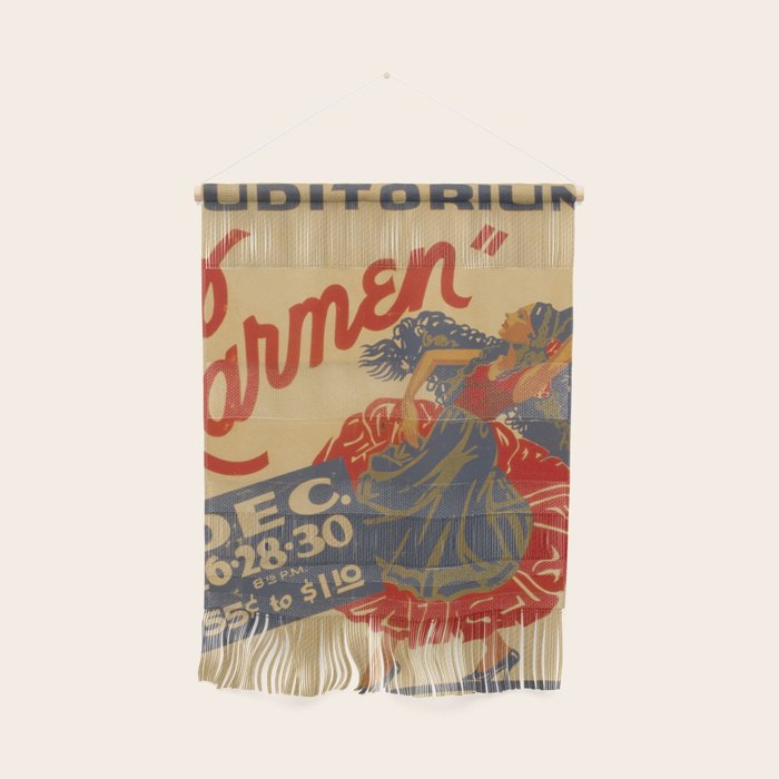 Vintage travel poster opera carmen Wall Hanging Gallery Image 1