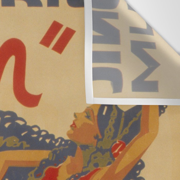 Vintage travel poster opera carmen Wall Tapestry Gallery Image 3