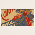 Vintage travel poster opera carmen Desk Mat Gallery Image 3