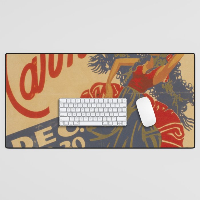 Vintage travel poster opera carmen Desk Mat Gallery Image 1