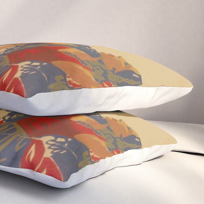 Vintage travel poster opera carmen Pillow Sham Gallery Image 3