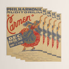 Vintage travel poster opera carmen Wrapping Paper Gallery Image 3