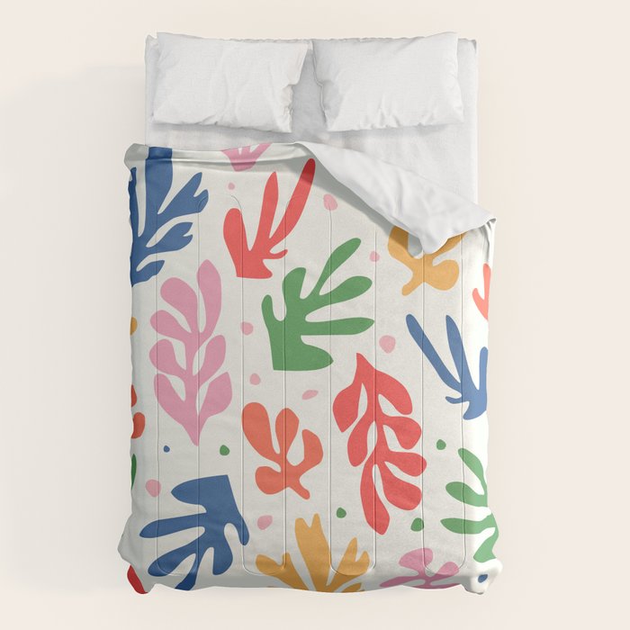 Nature Leaf Cut Outs | Henri Matisse Series Comforter Gallery Image 6
