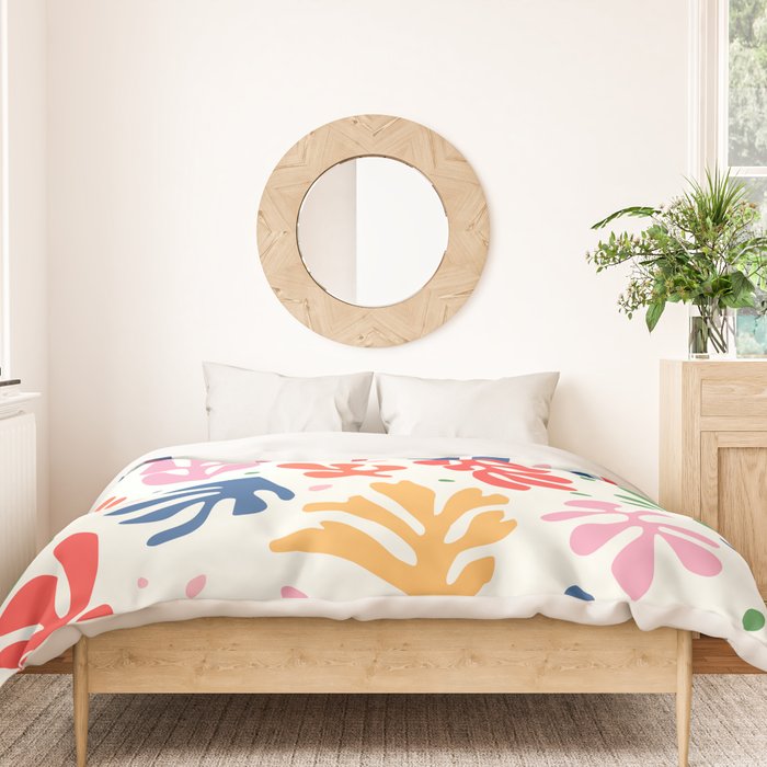 Nature Leaf Cut Outs | Henri Matisse Series Duvet Cover Gallery Image 3