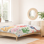 Nature Leaf Cut Outs | Henri Matisse Series Duvet Cover Gallery Image 2